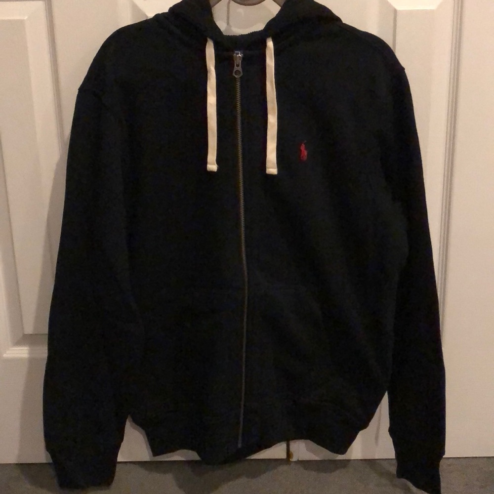 Polo by Ralph Lauren zip up hooded sweatshirt